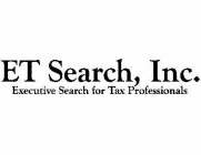 ET SEARCH, INC. EXECUTIVE SEARCH FOR TAX PROFESSIONALS