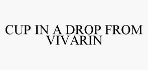 CUP IN A DROP FROM VIVARIN