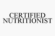 CERTIFIED NUTRITIONIST