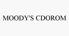 MOODY'S CDOROM