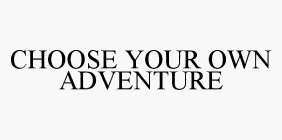 CHOOSE YOUR OWN ADVENTURE