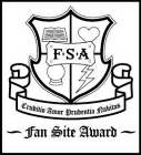 FSA CRUDITIO AMOR PRUDENTIA NABITAS FAN SITE AWARD