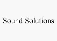 SOUND SOLUTIONS