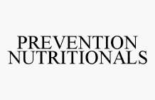 PREVENTION NUTRITIONALS