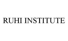 RUHI INSTITUTE