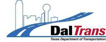 DALTRANS TEXAS DEPARTMENT OF TRANSPORTATION