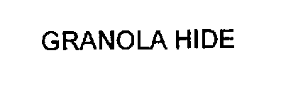 GRANOLA HIDE