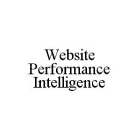 WEBSITE PERFORMANCE INTELLIGENCE