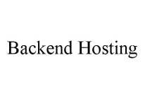 BACKEND HOSTING