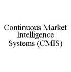 CONTINUOUS MARKET INTELLIGENCE SYSTEMS (CMIS)