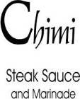 CHIMI STEAK SAUCE AND MARINADE