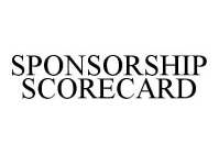 SPONSORSHIP SCORECARD