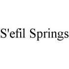 S'EFIL SPRINGS