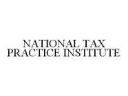 NATIONAL TAX PRACTICE INSTITUTE