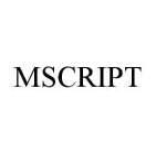 MSCRIPT