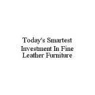 TODAY'S SMARTEST INVESTMENT IN FINE LEATHER FURNITURE