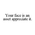 YOUR FACE IS AN ASSET APPRECIATE IT.