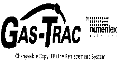 GAS-TRAC CHANGEABLE COPY LED LINE REPLACEMENT SYSTEM BY NUMERITEX DISPLAYS