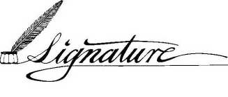 SIGNATURE