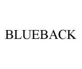 BLUEBACK