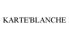 KARTE'BLANCHE