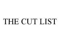 THE CUT LIST