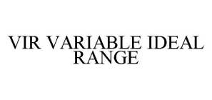 VIR VARIABLE IDEAL RANGE