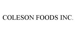 COLESON FOODS INC.