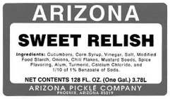 ARIZONA PICKLE COMPANY