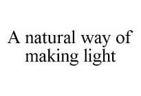 A NATURAL WAY OF MAKING LIGHT