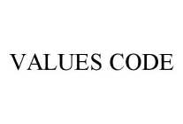 VALUES CODE