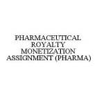 PHARMACEUTICAL ROYALTY MONETIZATION ASSIGNMENT (PHARMA)