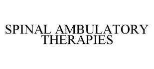 SPINAL AMBULATORY THERAPIES