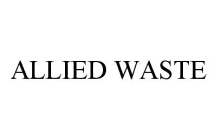 ALLIED WASTE