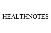 HEALTHNOTES