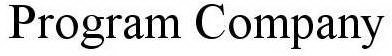 PROGRAM COMPANY