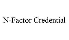 N-FACTOR CREDENTIAL
