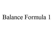 BALANCE FORMULA 1