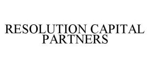RESOLUTION CAPITAL PARTNERS