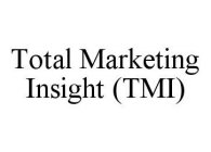 TOTAL MARKETING INSIGHT (TMI)