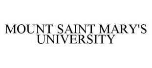 MOUNT SAINT MARY'S UNIVERSITY