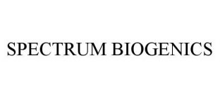 SPECTRUM BIOGENICS