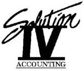 SOLUTIOIN IV ACCOUNTING