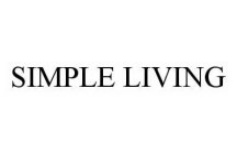 SIMPLE LIVING