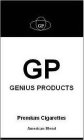 GP GENIUS PRODUCTS PREMIUM CIGARETTES AMERICAN BLEND