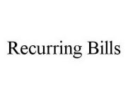 RECURRING BILLS