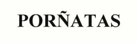 PORÑATAS