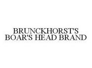 BRUNCKHORST'S BOAR'S HEAD BRAND