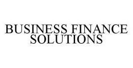 BUSINESS FINANCE SOLUTIONS