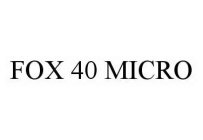 FOX 40 MICRO